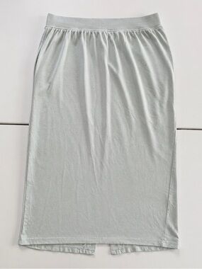 #4 Women’s Light blue jersey Pencil Skirt - Casual Comfort